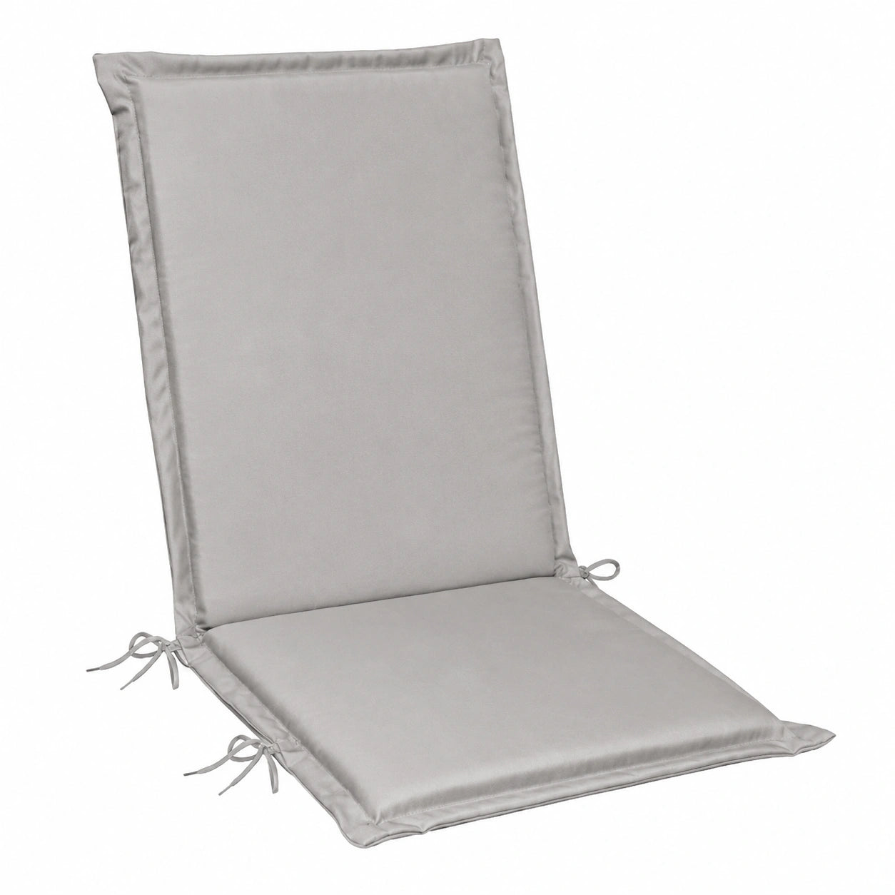 LILENO HOME Hochlehner Sitzkissen Set Grau - Komfort für Gartenmöbel