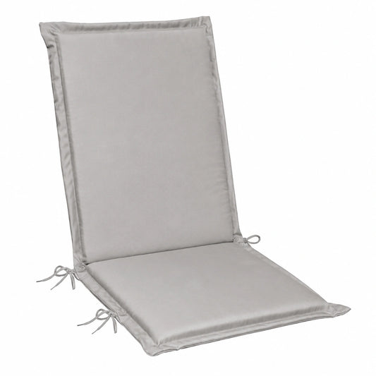 LILENO HOME Hochlehner Sitzkissen Set Grau - Komfort für Gartenmöbel